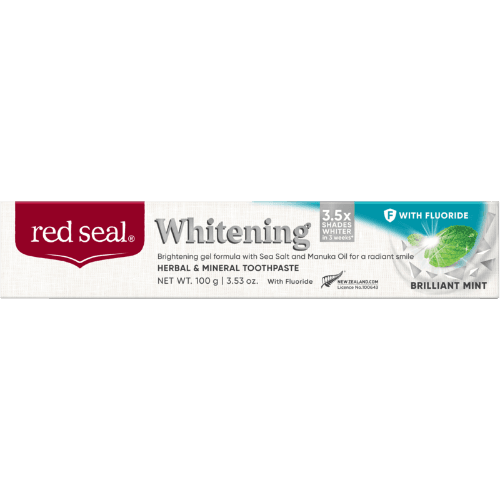 Red Seal Whitening Brilliant Mint With Fluoride Toothpaste