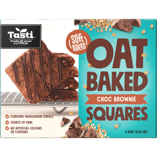 Tasti Choc Brownie Oat Baked Squares