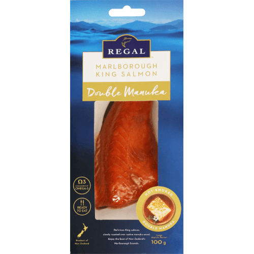Regal Double Manuka Hot Smoked Salmon Portion