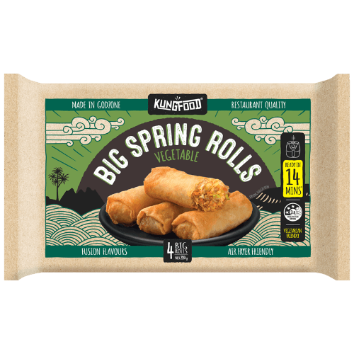 KungFood Vegetable Big Spring Rolls