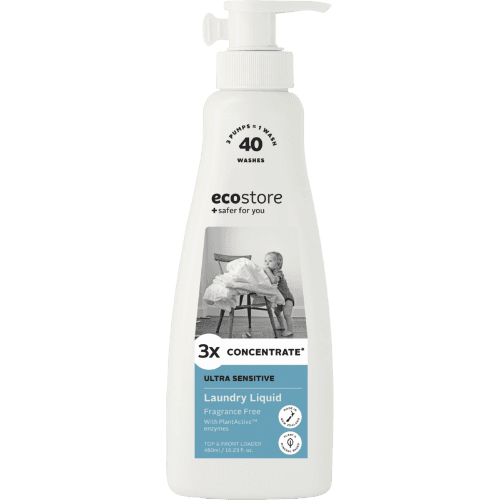 Ecostore 3x Concentrate Ultra Sensitive Fragrance Free Laundry Liquid
