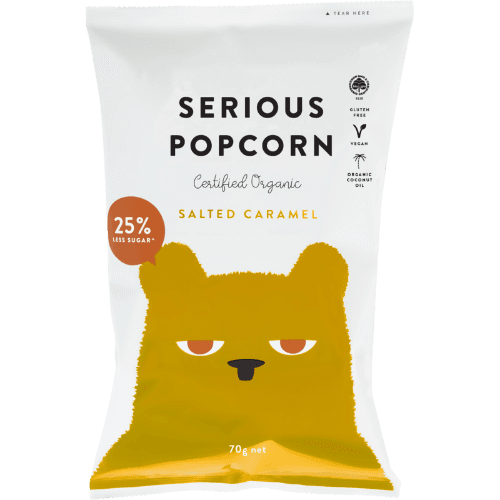 Serious Popcorn Organic Salted Caramel Popcorn
