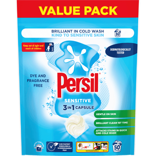 Persil Sensitive 3 In 1 Laundry Capsules