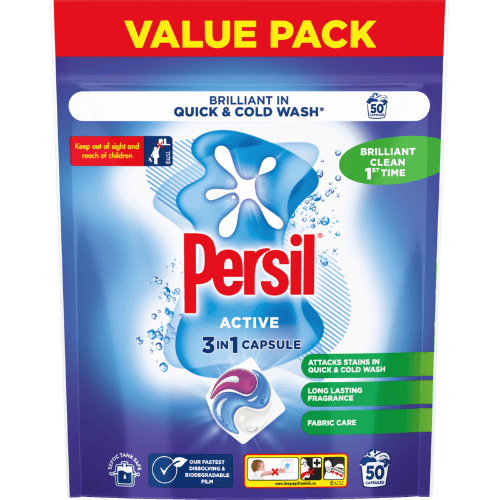 Persil Active 3 In 1 Laundry Capsules