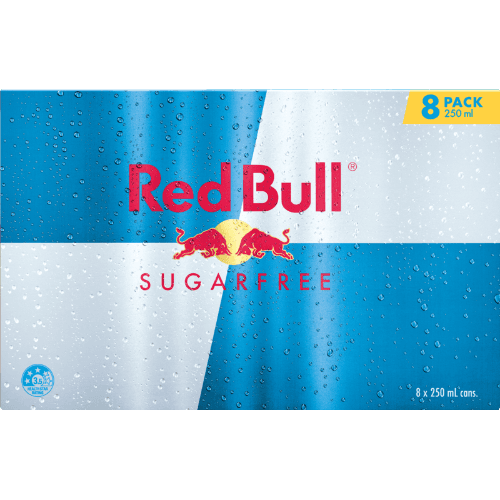 Red Bull Sugar Free Energy Drink 8 × 250 mL