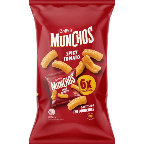 Griffin's Munchos Spicy Tomato Cereal Snacks