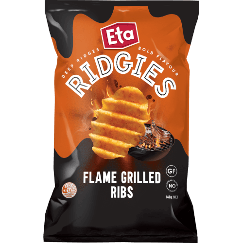 Eta Ridgies Flame Grilled Ribs Potato Chips