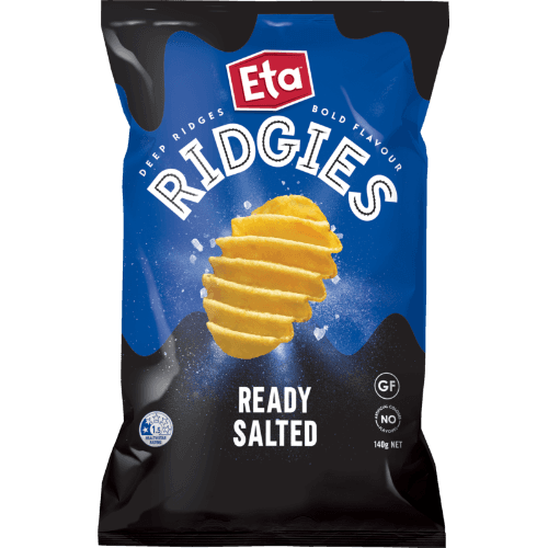 Eta Ridgies Ready Salted Potato Chips