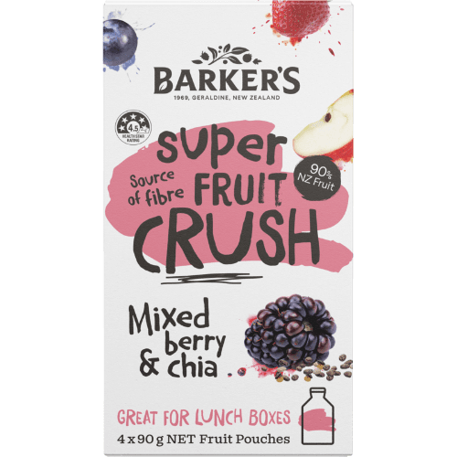 Barker's Mixed Berry & Chia Super Fruit Crush