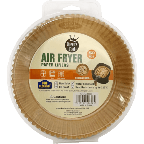Queen's Tool Air Fryer Paper Liners 28822 50 pack