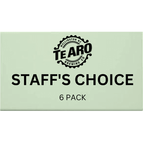 Te Aro Brewing Company Staff's Choice Mixed Beer 6 × 330 mL