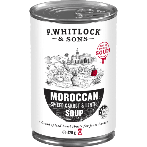 F.Whitlock & Sons Moroccan Spiced Carrot and Lentil Soup