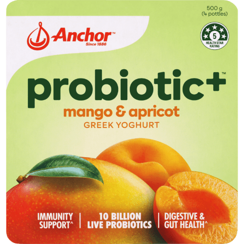 Anchor Probiotic+ Mango Apricot Greek Yoghurt