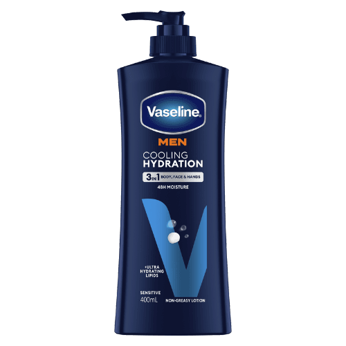 Vaseline Men Cool Hydration 3 In 1Body Lotion 400 mL
