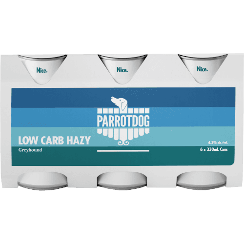 Parrotdog Greyhound Low Carb Hazy Beer Cans