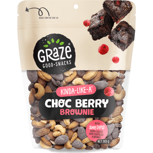 Graze Kinda-Like-A Dark Chocolate Berry Brownie