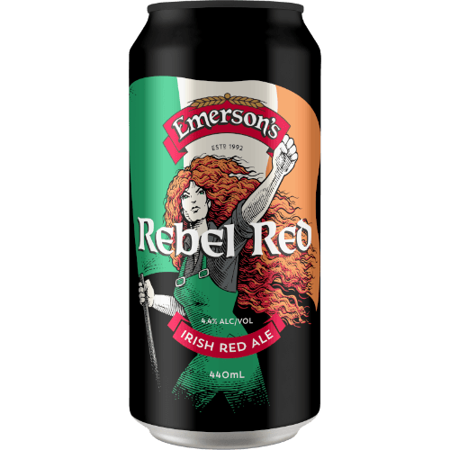 Emerson's Rebel Red Irish Red Ale 440 mL