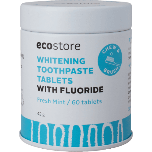 Ecostore Fresh Mint Whitening Toothpaste Tablets With Fluoride 60 pack