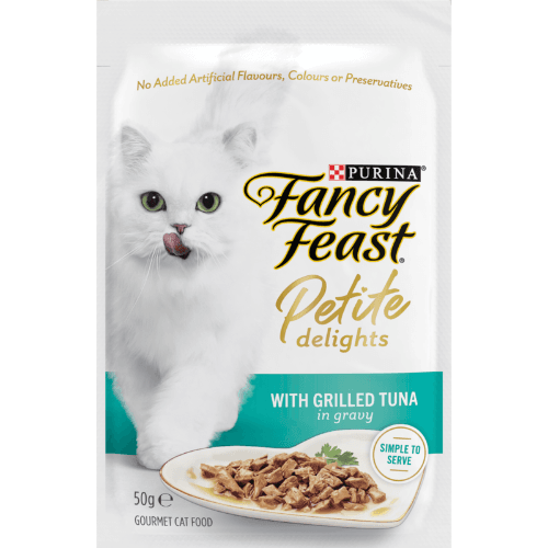 Purina Fancy Feast Adult Petite Delights Tuna Grilled Wet Cat Food Pouch
