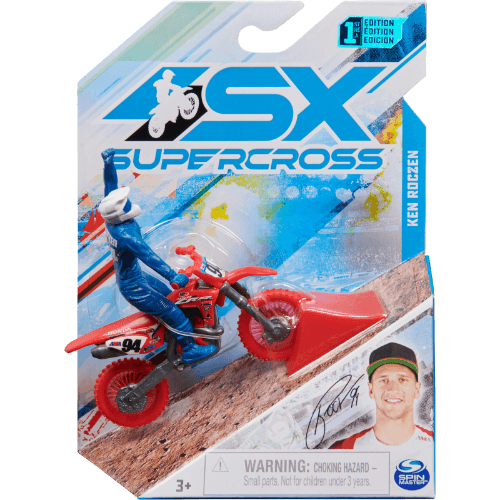 Supercross 1:24 Die Cast Motorcycle Toy