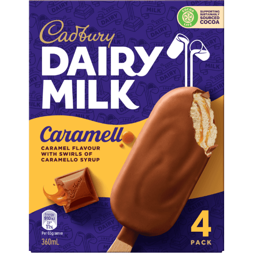 Cadbury Dairy Milk Caremello Ice Cream