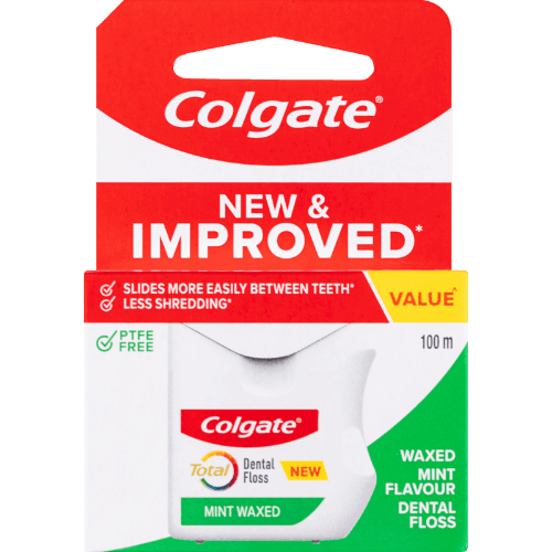 Colgate Total Mint Waxed Dental Floss Value Pack