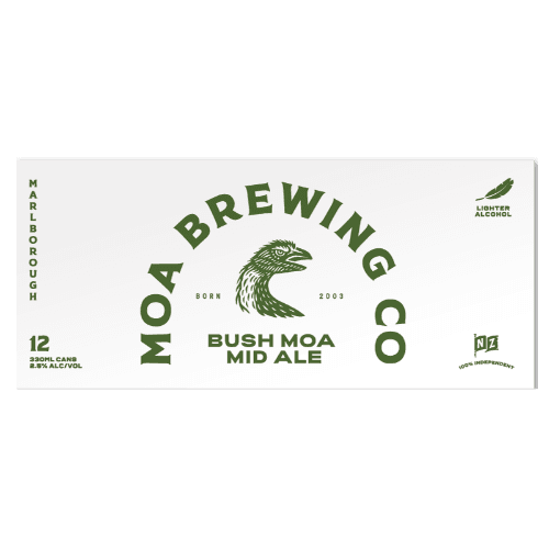 Moa Bush Moa Mid Ale 12 × 330 mL