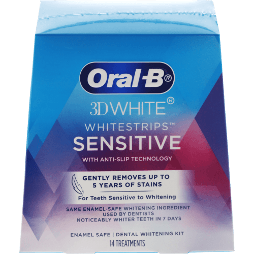 Oral-B 3D White Sensitive Tooth Whitening Strips 14 pack