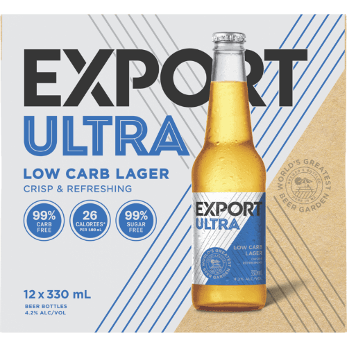 Export Ultra Low Carb Lager Bottles