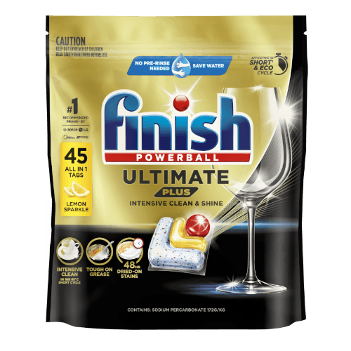 Finish Ultimate Plus All-In-1 Lemon Dishwasher Tablets