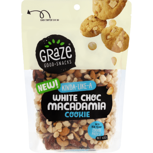 Graze Kinda-Like-A White Choc Macadamia Cookie