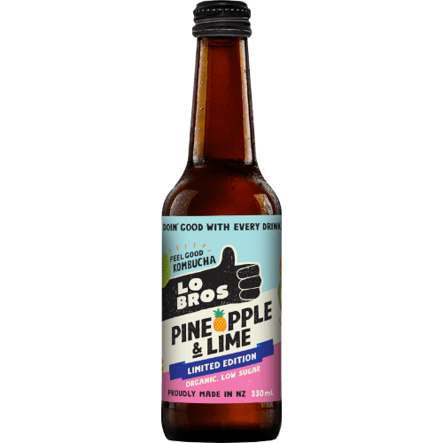 Lo Bros Pineapple & Lime Kombucha