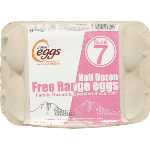 Capital Free Range Size 7 Eggs 6 pack