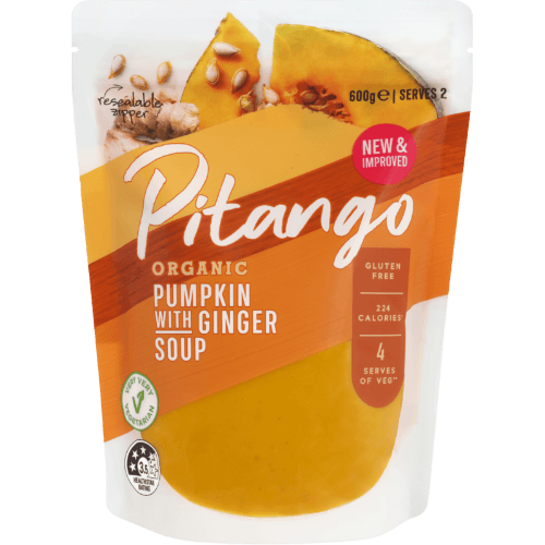 Pitango Organic Pumpkin With Ginger Soup