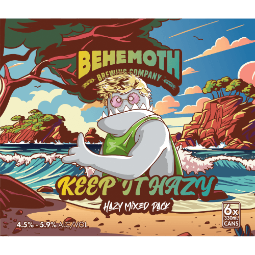Behemoth Craft Beer Hazy Mixed 6 × 330 mL