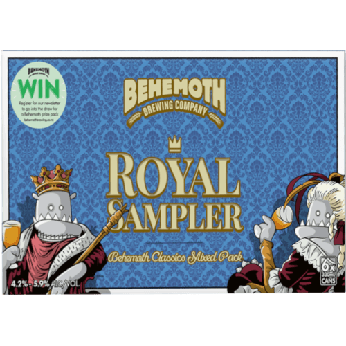 Behemoth Craft Beer Royal Sampler Mixed 6 × 330 mL