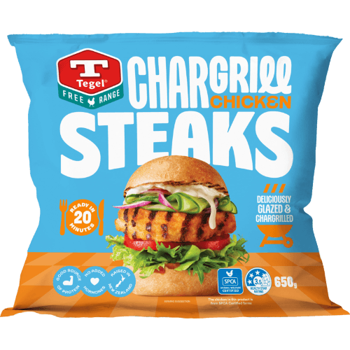 Tegel Free Range Chargrill Chicken Steaks