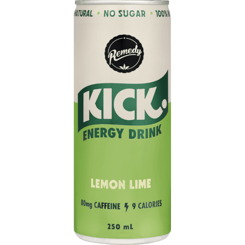 Remedy Kick Lemon Lime Energy Drink 250 mL