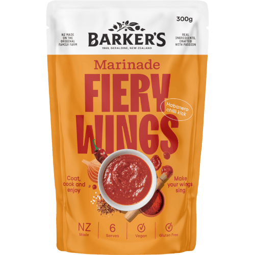 Barker's Fiery Wings Marinade