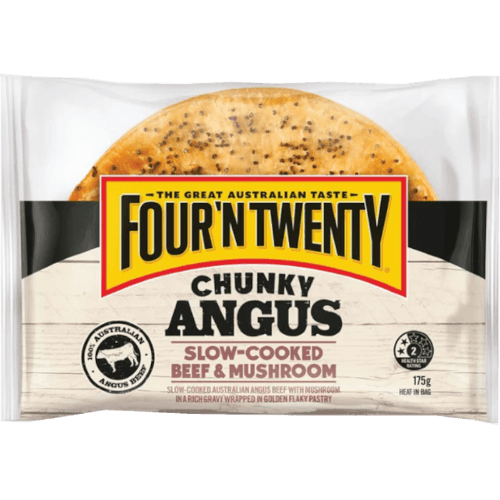 Four‘N Twenty Chunky Angus Beef & Mushroom Slow-Cooked Pie