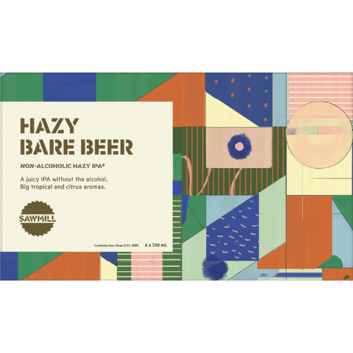 Sawmill Hazy Bare Beer Non-Alcoholic Hazy IPA