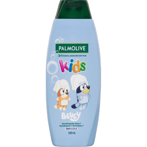 Palmolive Kids Bluey 3 in1 Shampoo Conditioner & Body Wash