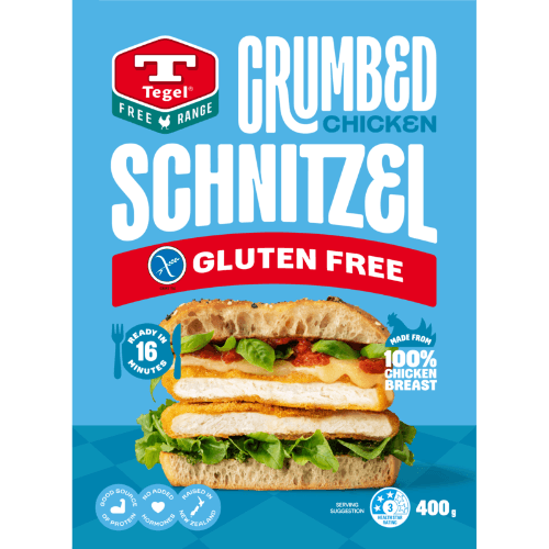 Tegel Free Range Gluten Free Crumbed Chicken Schnitzel