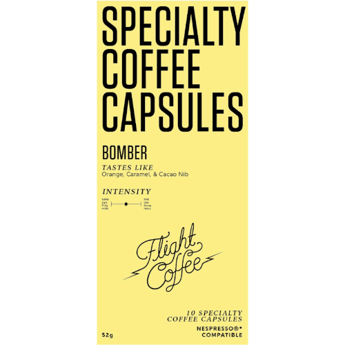 Flight Coffee Bomber Blend Coffee Capsules 10 pack
