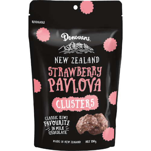 Donovans Strawberry Pavlova Clusters