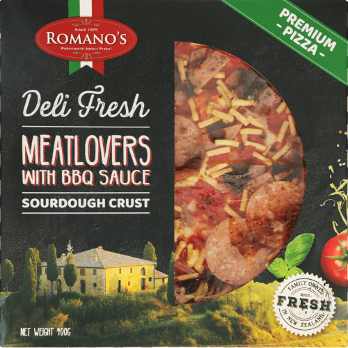 Romano's Deli Fresh Meatlovers With BBQ Sauce Premium Pizza