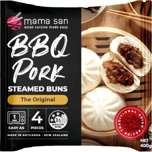 Mama San BBQ Pork Steamed Buns
