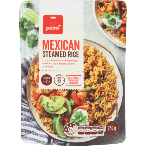 Pams Mexican Steamed Rice