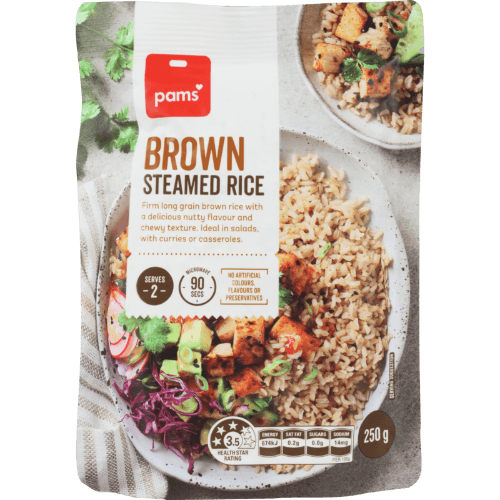 Pams Brown Steamed Rice