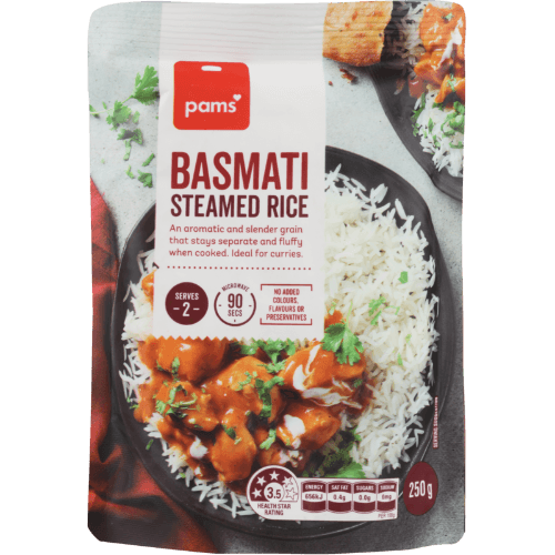 Pams Basmati Steamed Rice